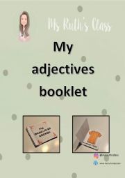 adjectives mini book