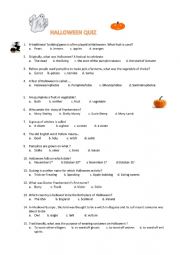 Halloween Quiz