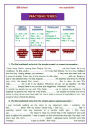 TENSES REVIEW