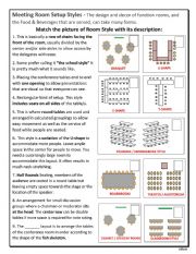 English Worksheet: hospitality 
