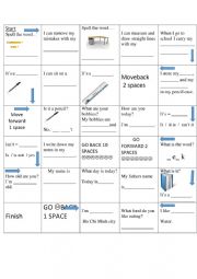English Worksheet: Board game Everybody Up 1