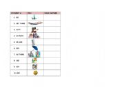 English Worksheet: at the holiday