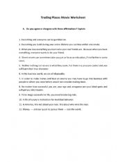 Trading Places Movie Worksheet