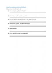 English Worksheet: AI and robots