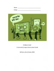 English Worksheet: All about music