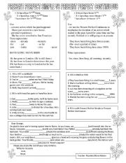 English Worksheet: Present Perfect Simple Vs Present Perfect Continuous
