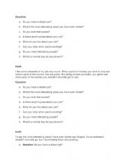 Match Questions to Answers