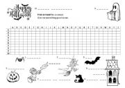 English Worksheet: Halloween alphabet