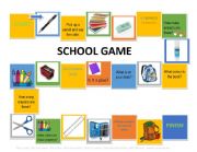 English Worksheet: SCHOOL OBJECTS GAME