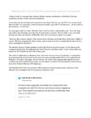 English Worksheet: Bletchley Park