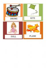 toys flashcards 1st part