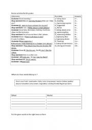 English Worksheet: Review 8th grade