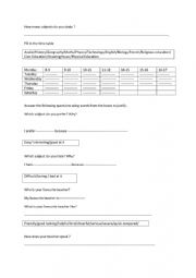 English Worksheet: Review 8th grade part 2