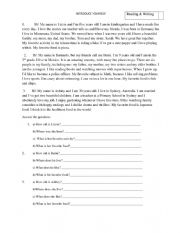 English Worksheet: Introducing yourself