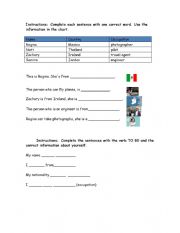 English Worksheet: Verb To Be