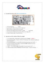English Worksheet: Reflexive Pronouns Activity