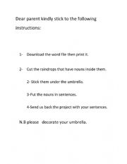 English Worksheet: Nouns Activity