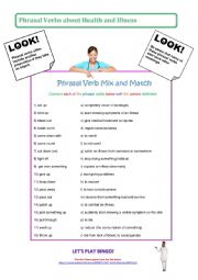 Phrasal verbs about Health and Illness