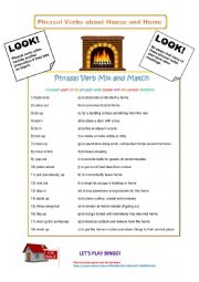 Phrasal Verbs about House and Home