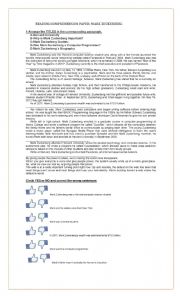 English Worksheet: Mark Zuckerberg,facebook creator.