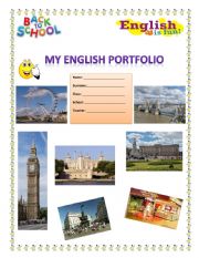English Worksheet: Portfolio Cover
