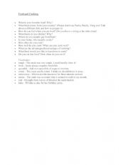 English Worksheet: Food and Cooking