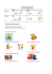 DEMONSTRATIVE PRONOUNS