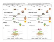 English Worksheet: Parts of the Plants