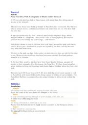 English Worksheet: Nara deer article