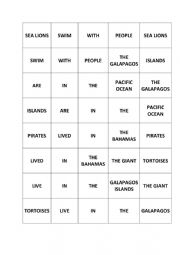 English Worksheet: Pool Class