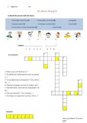 English Worksheet: Worksheets Diseases Year 6-7