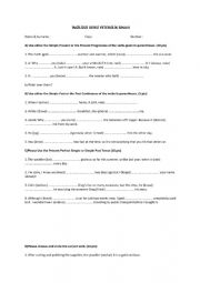 English Worksheet: english exam for 9.th grade