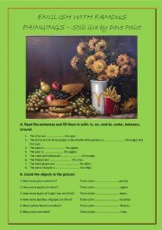 English Worksheet: English with famous painting - Dave Pollot