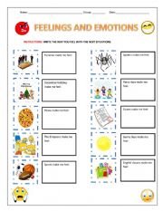 Feelings and Emotions