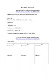 English Worksheet: Past Simple