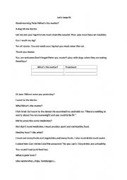 English Worksheet: Let�s keep fit