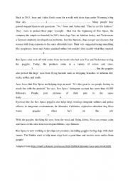 English Worksheet: FCE Reading (B2) - gapped text