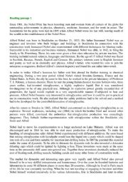 English Worksheet: reading comprehension