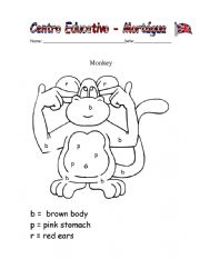 Colour the Mokey