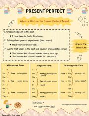 Present Perfect Tense