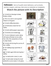 English Worksheet: hospitality 