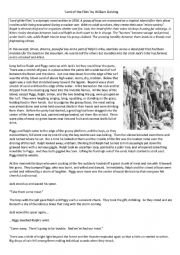 English Worksheet: Lord of The Flies