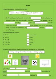 English Worksheet: Possessive case
