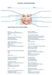 English Worksheet: Listening activity - Work with personality and appearance 