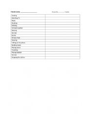 English Worksheet: Do you like...?
