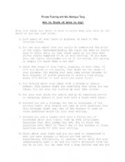 English Worksheet: Enhance Students Writing Tips