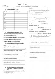 English Worksheet: Past simple
