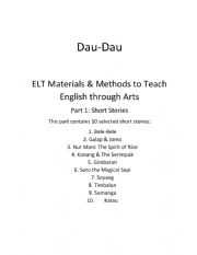 English Worksheet: Dau Dau: Teaching English Through Ethnic Tales & Arts
