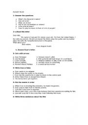 English Worksheet: Movie worksheet: 