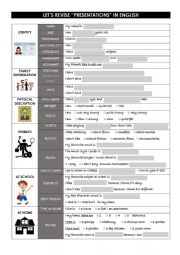 English worksheet: Introduce yourself in English